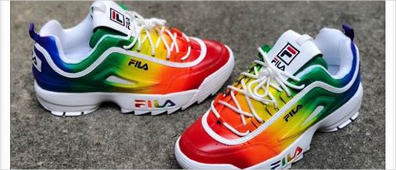 Fila rainbow shoes